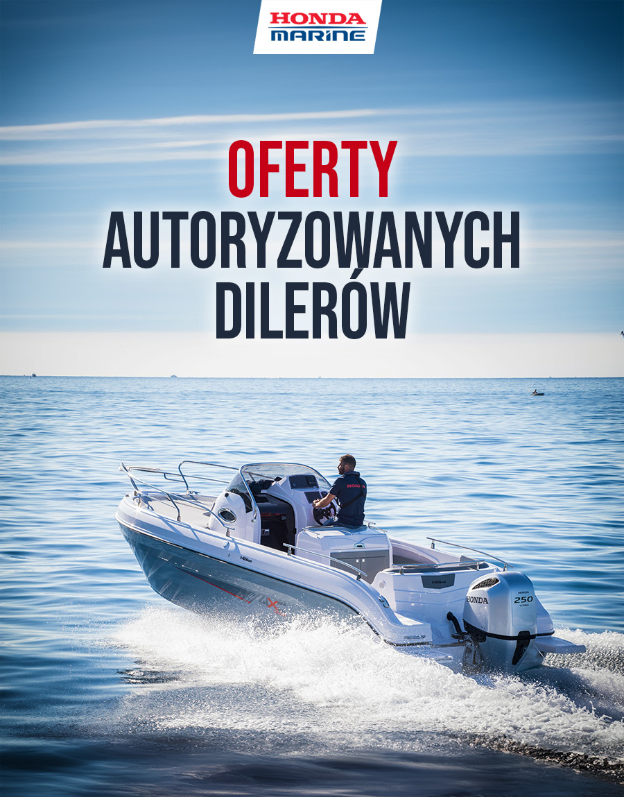Łodzie motorowe z silnikami zaburtowymi Honda