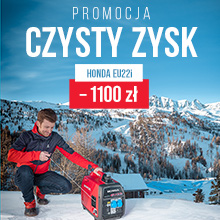 Promocja agregatów prądotwórczych Honda EU 22i