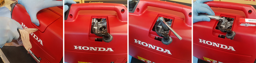 Kontrola i wymiana świecy zapłonowej